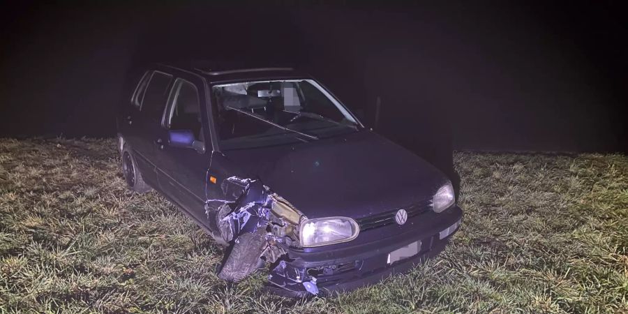 Rebstein SG: Auto kollidiert mit Brückengeländer