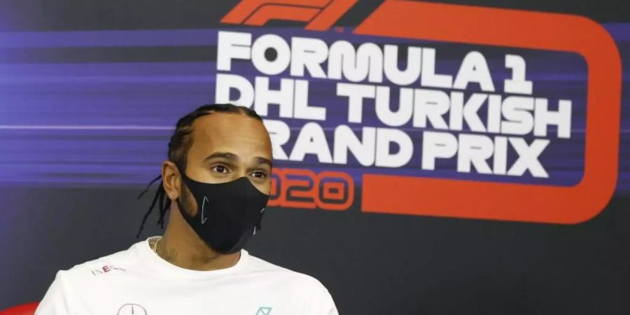 Kann sich in Istanbul seinen siebten WM-Titel sichern: Mercedes-Pilot Lewis Hamilton. Foto: Antonin Vincent/POOL DPPI/AP/dpa