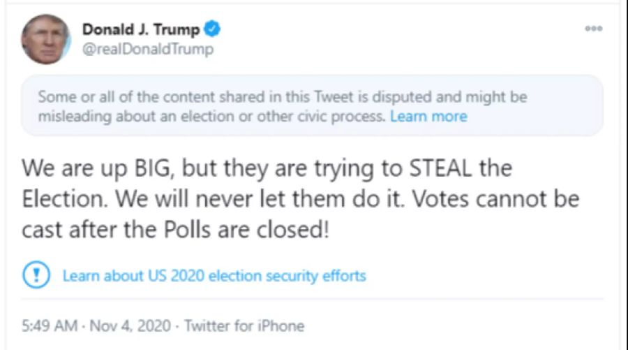 Präsidentschaftswahlen USA Twitter Trump