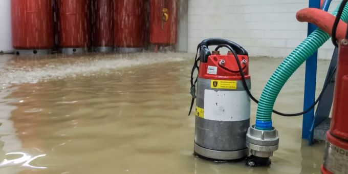 Wasserleitungsbruch löste mehrstündigen Feuerwehreinsatz aus.