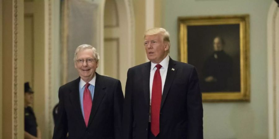 Trump und McConnell im Jahr 2017