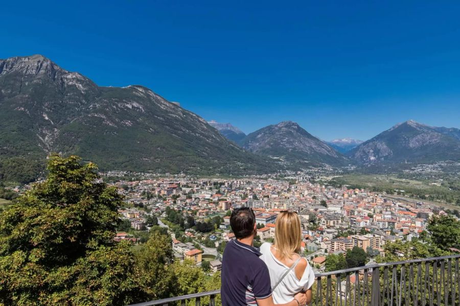 Blick auf Domodossola