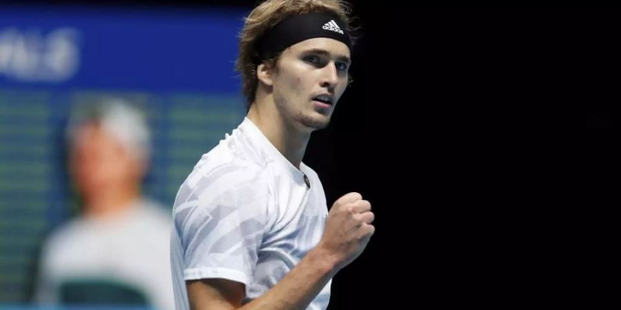 Trifft im letzten Gruppenspiel bei den ATP Finals auf Novak Djokovic: Alexander Zverev. Foto: Frank Augstein/AP/dpa
