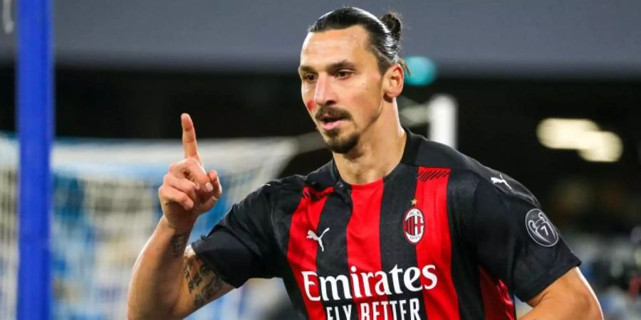 Zlatan Ibrahimovic denkt noch nicht ans Karriereende. Foto: Fabio Sasso/ZUMA Wire/dpa