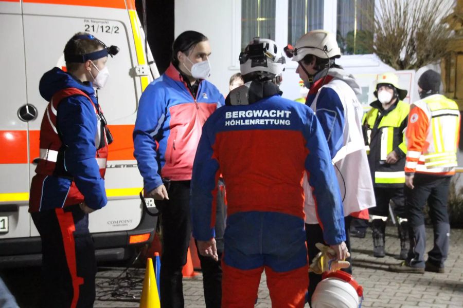 Rettungseinsatz nach Tauchunfall in einer Höhle