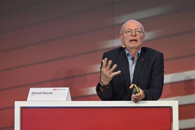 Vincent Ducrot, CEO SBB, spricht während der Medienkonferenz zum Halbjahresergebnis 2020 der SBB, am Donnerstag, 10. September 2020 in Bern. Die Konzernleitung der SBB besteht ausschliesslich aus Männern. Vincent Ducrot SBB Frauenquote