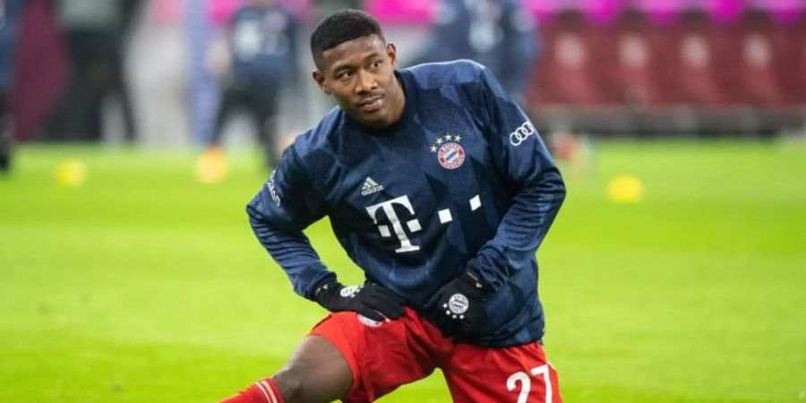 Wurde zum siebten Mal Österreichs Fussballer des Jahres: Bayern-Profi David Alaba. Foto: Matthias Balk/dpa-Pool/dpa