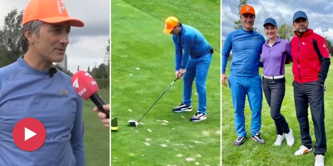 Nau-Drohne dabei - Hier golfen Murat Yakin, Forte & Co. für guten Zweck