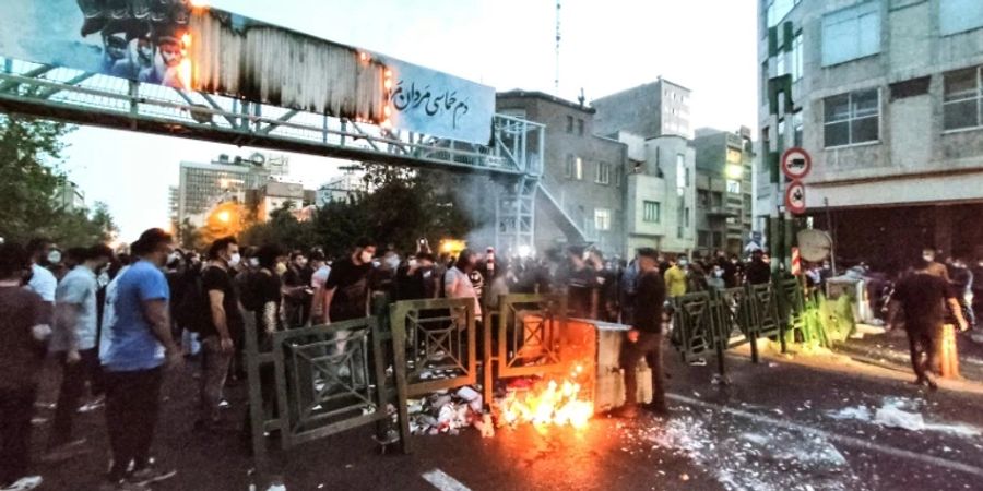 Demonstration in Teheran am 21. September