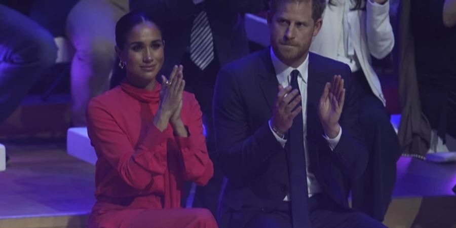 Meghan Markle und Prinz Harry in Manchester.