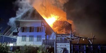Oberönz: Brandausbruch in einem Einfamilienhaus