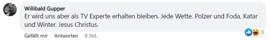 Auch dieser User sieht ein solches Szenario kommen.