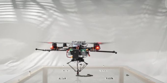 Es wurden neue Drohnen getestet. Drohnen 3d