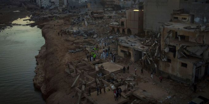 In Libyen sprechen internationale Helfer von einer «katastrophalen humanitären Lage» im Land. Unwetter in Libyen