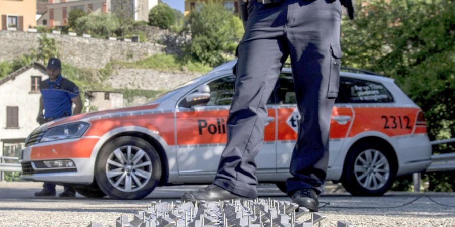 Erst mit einer Nagelsperre konnte die Polizei bei Tägerwilen TG die Fahrt des Beschuldigten stoppen. (Symbolbild).