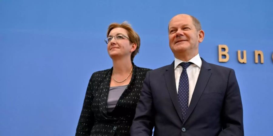 Olaf Scholz und Klara Geywitz