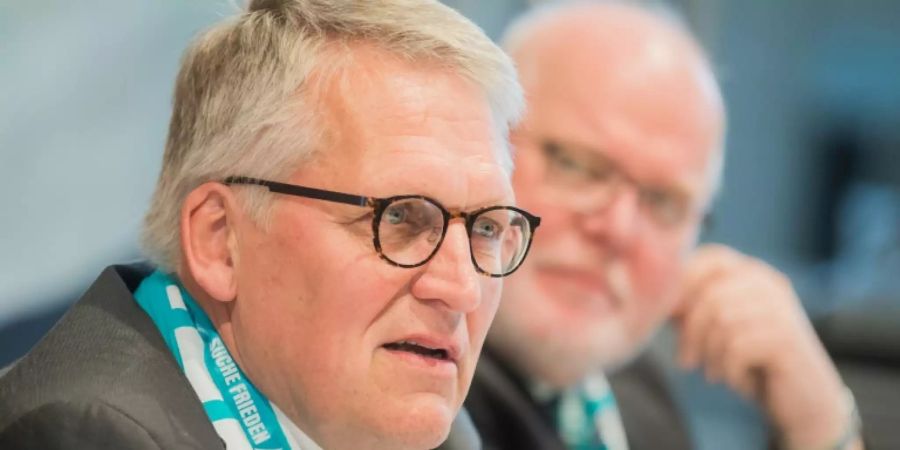 ZdK-Präsident Sternberg (li.) und Kardinal Marx