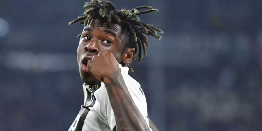 Könnte bald für den FC Everton spielen: Moise Kean. Foto: Alessandro Di Marco/ANSA/AP
