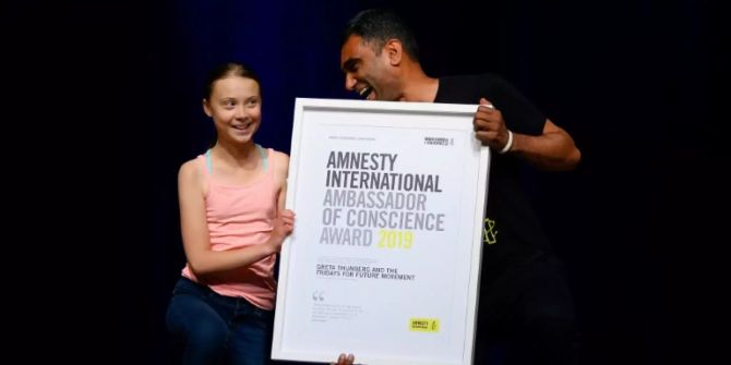 Greta Thunberg Amnesty-Auszeichnung