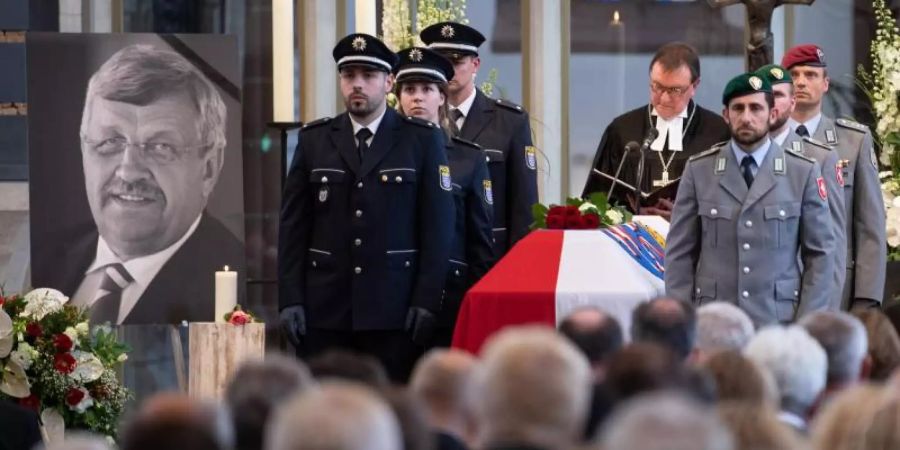 Trauergottesdienst für Walter Lübcke in der Kasseler Martinskirche. Foto: Swen Pförtner