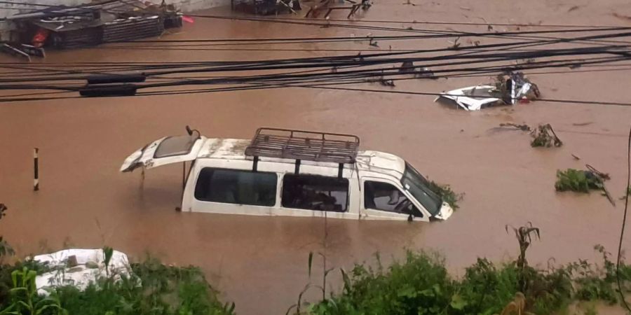 Erdrutsche, Hochwasser in Nepal