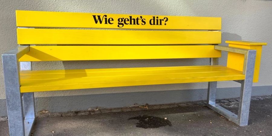 «Wie geht’s dir?»-Bänkli.