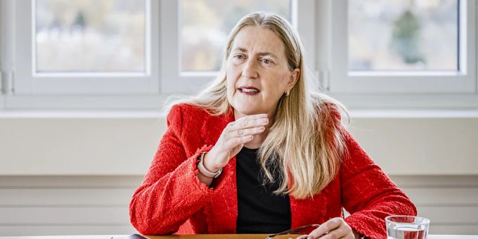 Das Staatssekretariat für Wirtschaft (Seco) befolge die Schweizer Sanktionspolitik zuverlässig, sagte Seco-Chefin Helene Budliger Artieda. (Archivbild) Donald Trump