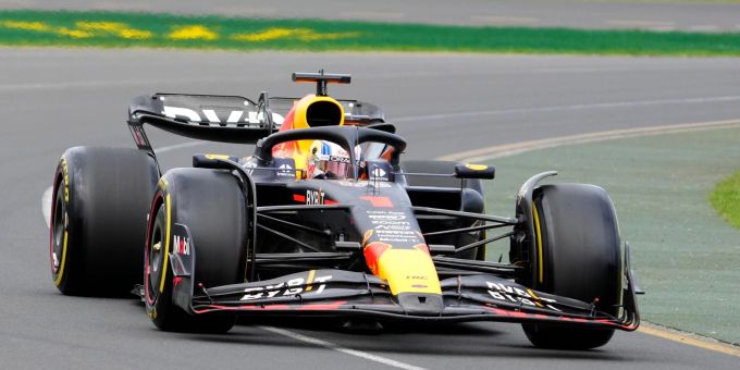 Schnellster im Training in Melbourne: Max Verstappen. Max Verstappen.