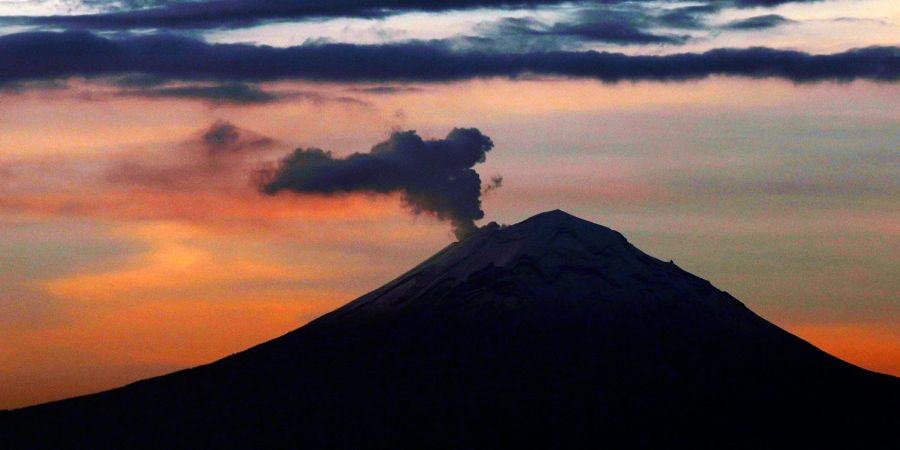 Der Popocatépetl - hier ein Foto aus dem Jahr 2019 - zählt zu den aktivsten Vulkanen Mexikos.