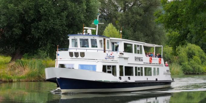 Der 21-Jährige verursachte einen Sachschaden in der Höhe von mehreren zehntausend Franken an der MS Rhynegg. schiff rorschach