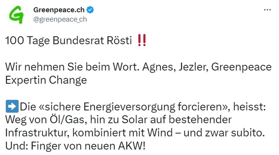 Rösti AKW Greenpeace