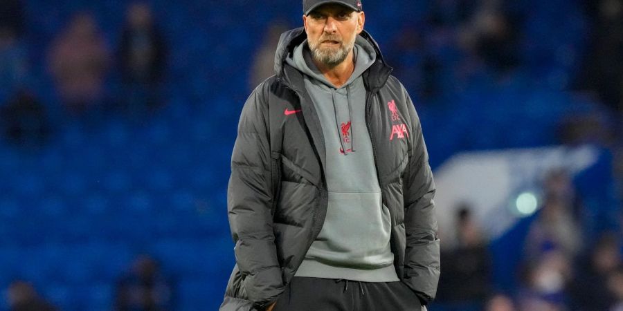 Jürgen Klopp, Trainer des FC Liverpool, muss sich das nächste Spiel von der Tribüne anschauen.