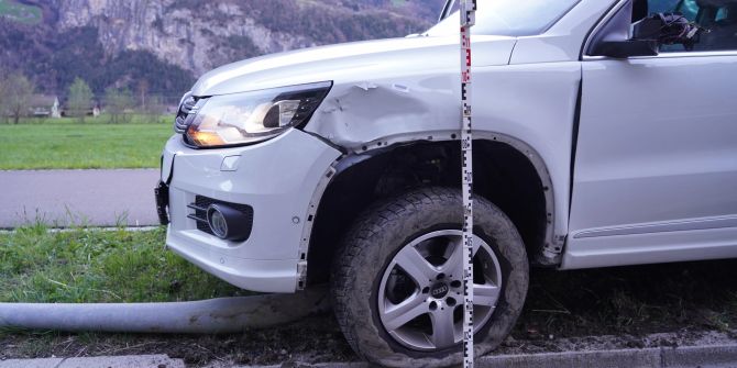 Bei einem Unfall in Schattdorf entstand ein Sachschaden.