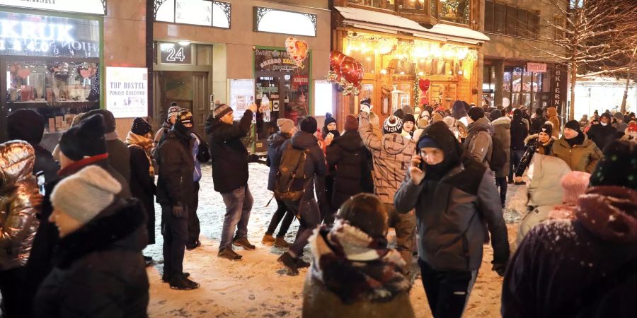 Touristen in Zakopane