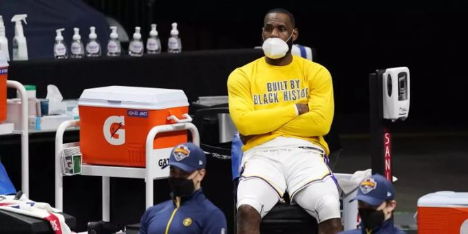 Hat dieses Jahr keine grosse Lust auf das NBA-Allstar-Game: Lakers-Superstar LeBron James. Foto: David Zalubowski/AP/dpa Hat dieses Jahr keine grosse Lust auf das NBA-Allstar-Game: Lakers-Superstar LeBron James. Foto: David Zalubowski/AP/dpa