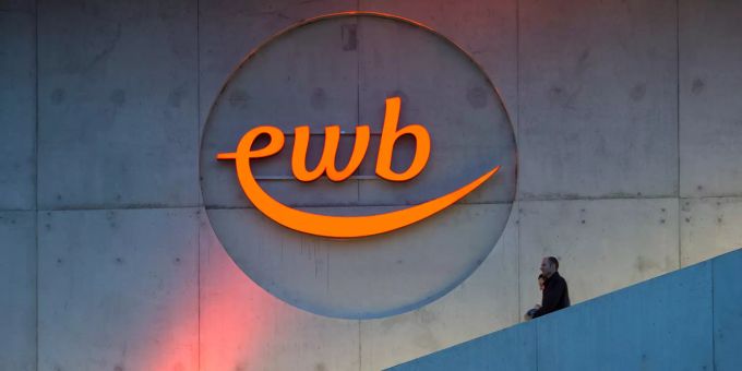 Das Logo von ewb. ewb