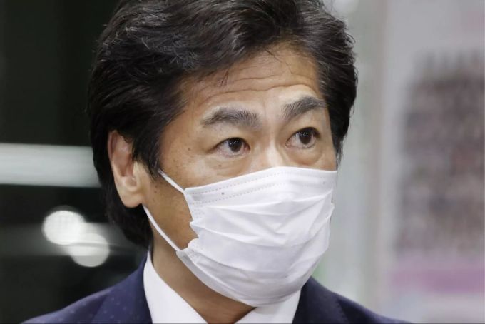 Japans Gesundheitsminister Norihisa Tamura musste sich am Dienstag entschuldigen. Norihisa Tamura