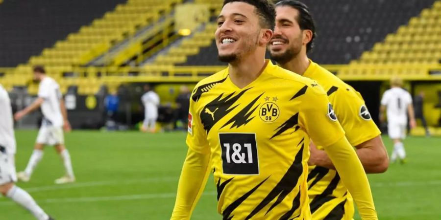 Steht vor der Rückkehr in den BVB-Kader: Jadon Sancho. Foto: Martin Meissner/AP-POOL/dpa