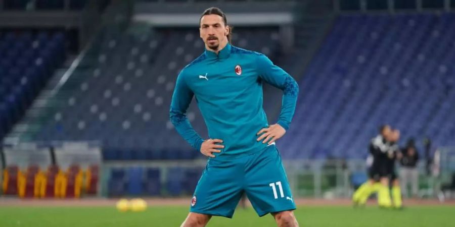 Könnte für den AC Mailand länger ausfallen: Zlatan Ibrahimovic. Foto: Spada/LaPresse via ZUMA Press/dpa