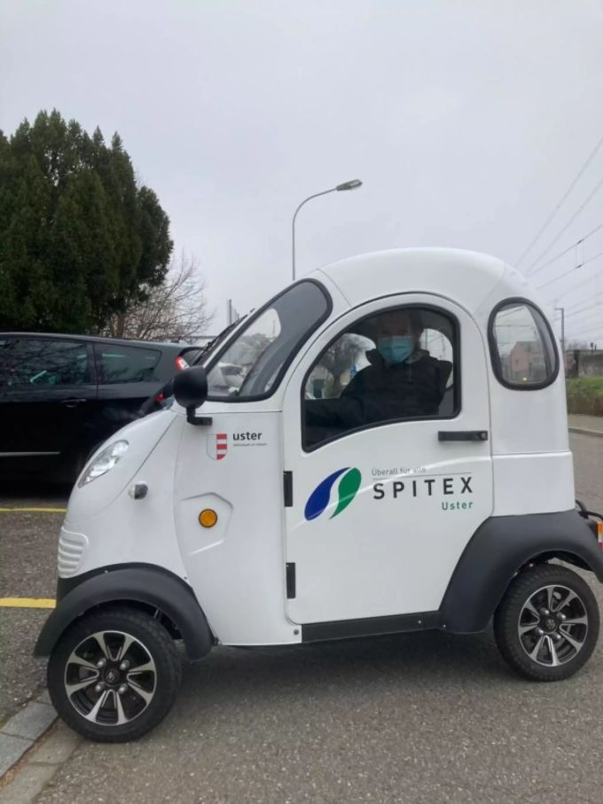 Die kleinen Gefährte eignen sich hervorragend als Ergänzung für Einsätze von Spitex-Mitarbeitenden.