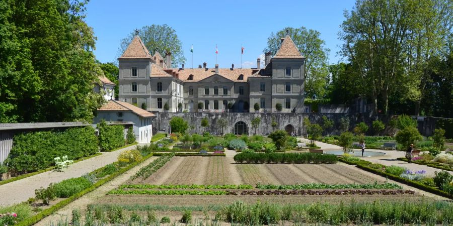 Schloss Chateau de Prangins und Garten