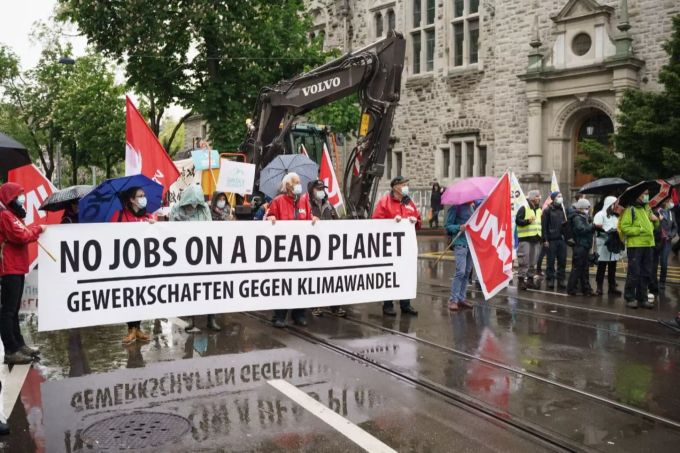 Mit verschiedenen Aktionen auf den Klimawandel aufmerksam gemacht. klima