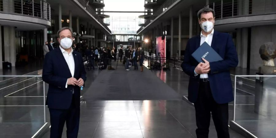 Armin Laschet (l.) und Markus Söder