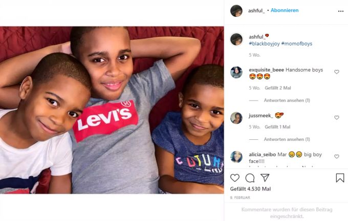 Die drei Kinder von Ashley. Noah (links) und Cory (rechts) gehen dank dem Video viral. good news