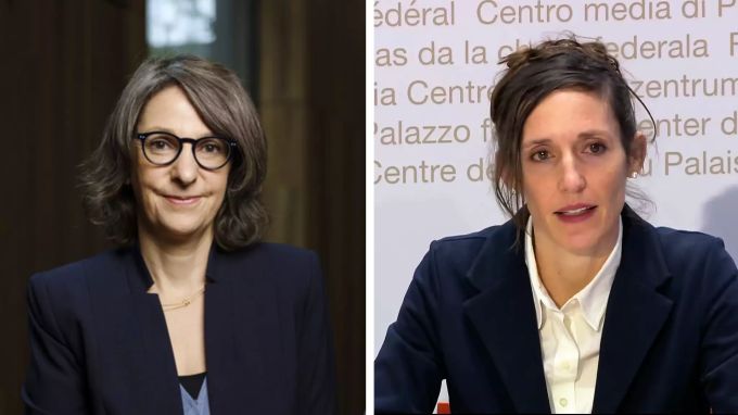 BAG-Direktorin Anne Levy (links) und ETH-Professorin Tanja Stadler, die den R-Wert berechnet. Anne Levy coronavirus