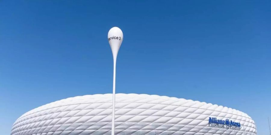Vier Spiele der Fussball-EM werden in der Münchner Allianz Arena ausgetragen. Foto: Matthias Balk/dpa