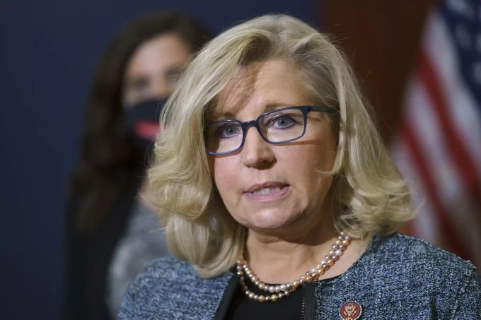 Trump Kritikerin Liz Cheney fordert den Bruch mit dem Ex-Präsidenten. Liz Cheney