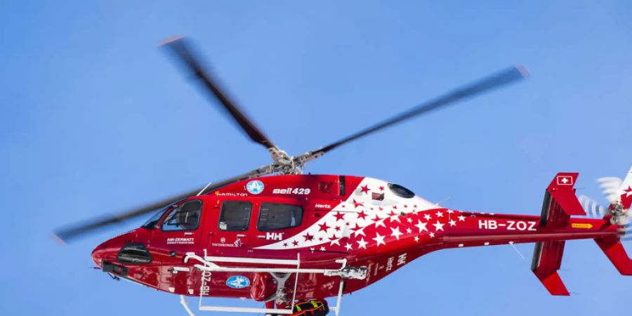 Die Helikopter von Air Zermatt und Air-Glaciers waren über das Osterwochenede praktisch ununterbrochen im Einsatz.