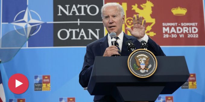 «Meinte Schweden» - Biden freut sich über Nato-Beitritt der Schweiz