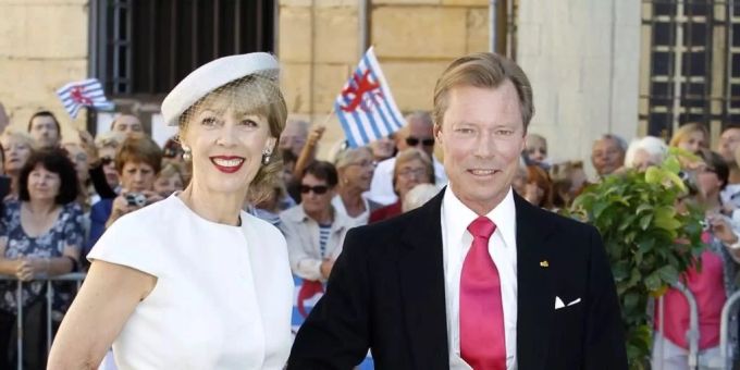 Henri, Grossherzog von Luxemburg und seiner Frau Grossherzogin Maria Teresa von Luxemburg. Maria Teresa von Luxemburg